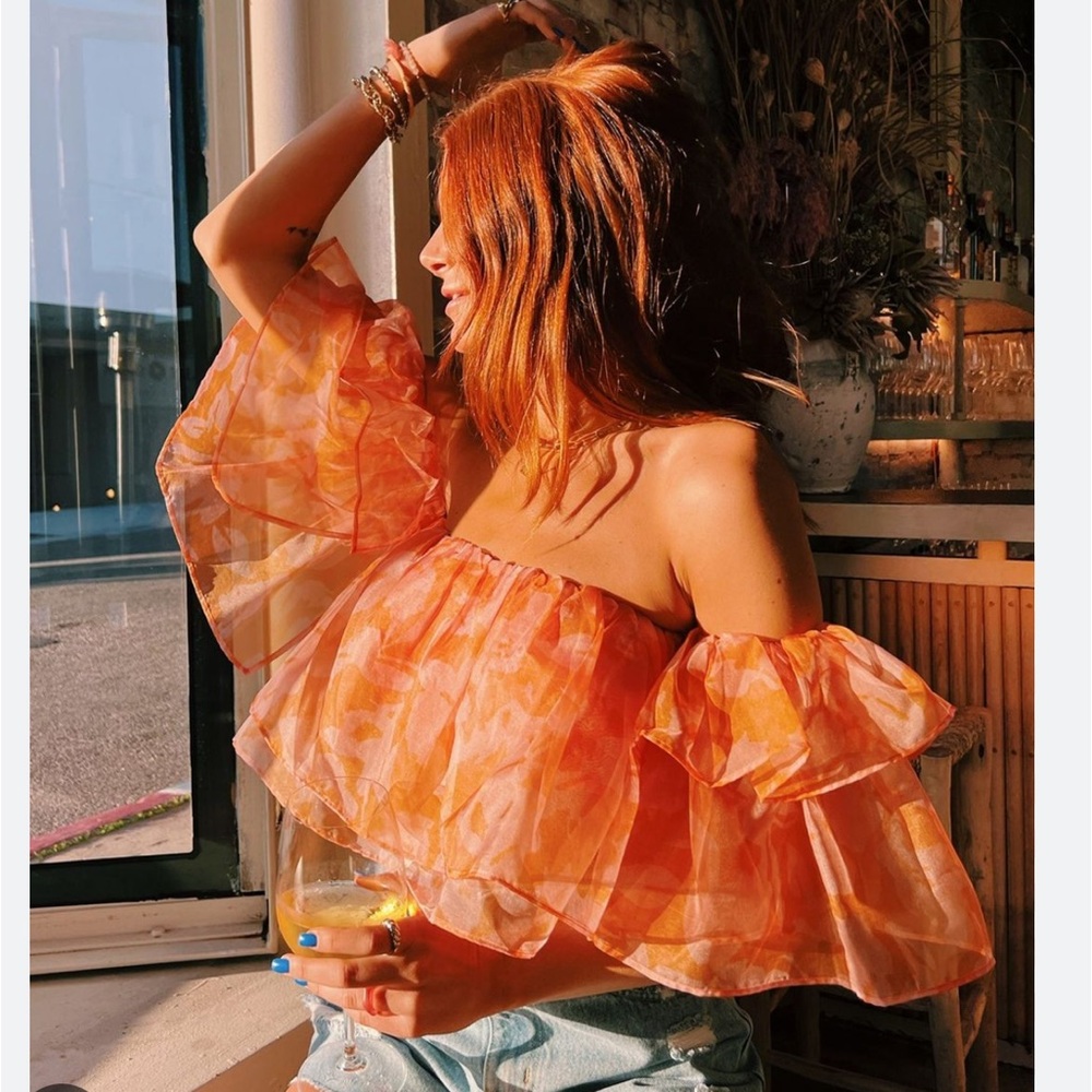 Show Me Your Mumu Ruffle Top
